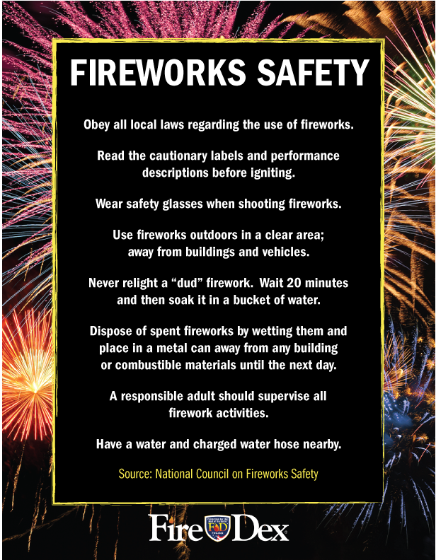 boom fireworks safety infographic fire dex fire works safety