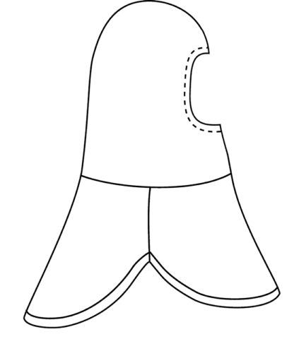 H37-Hood-Line-Drawing H37 Hood Pattern